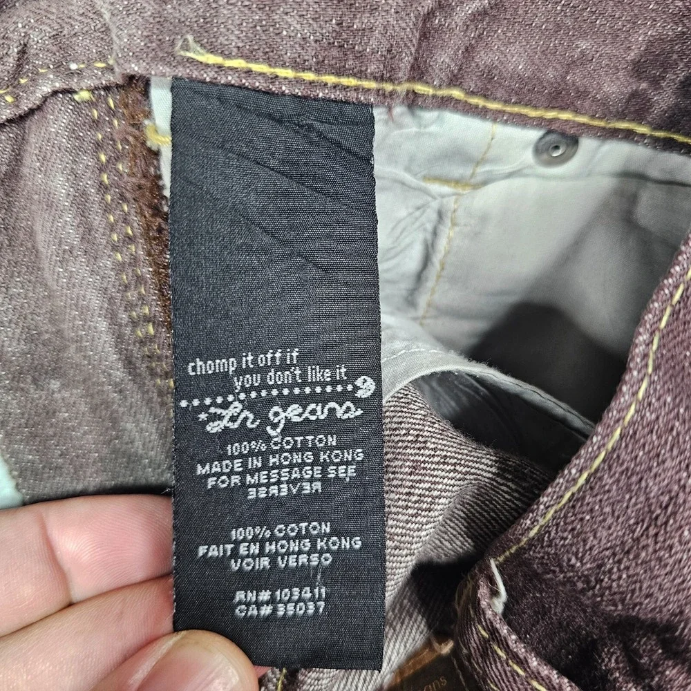 LRG‎ Lifted Research Group Mens Jeans 34x32 Blue Denim Grass Roots Straight Fit